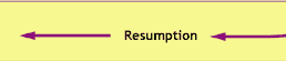 Resumption