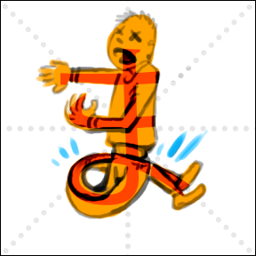 hurt person calls for their mom