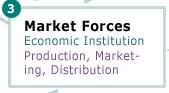 Market Forces (Economic Institution) Production, Marketing, Distribution