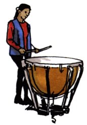 woman playing the drums